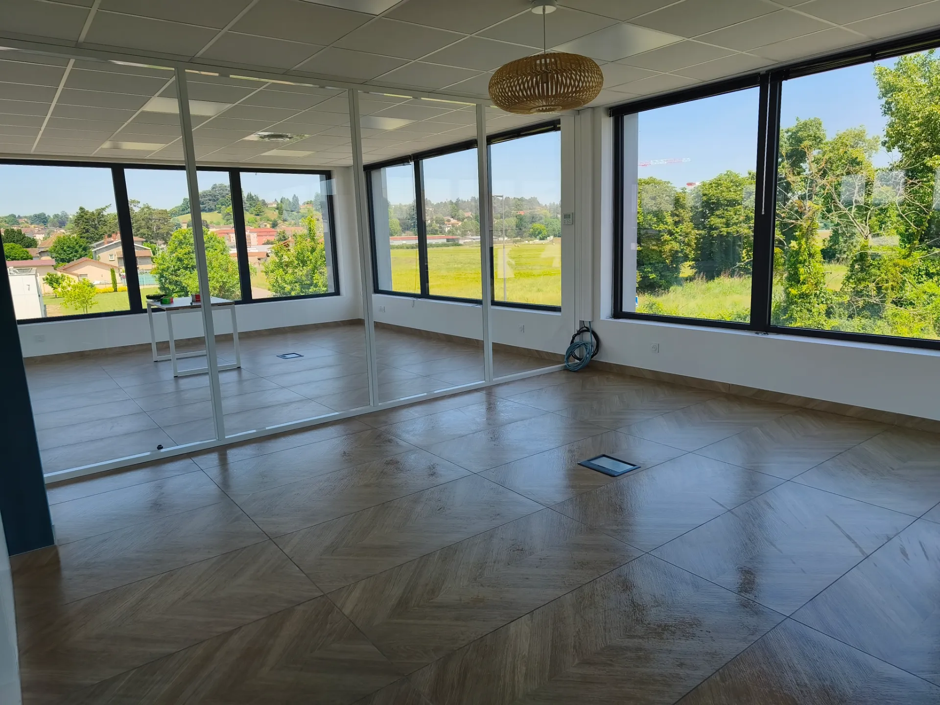nettoyage-locaux-professionnels Bureaux nettoyés après travaux près de Lyon par Aline C Clean