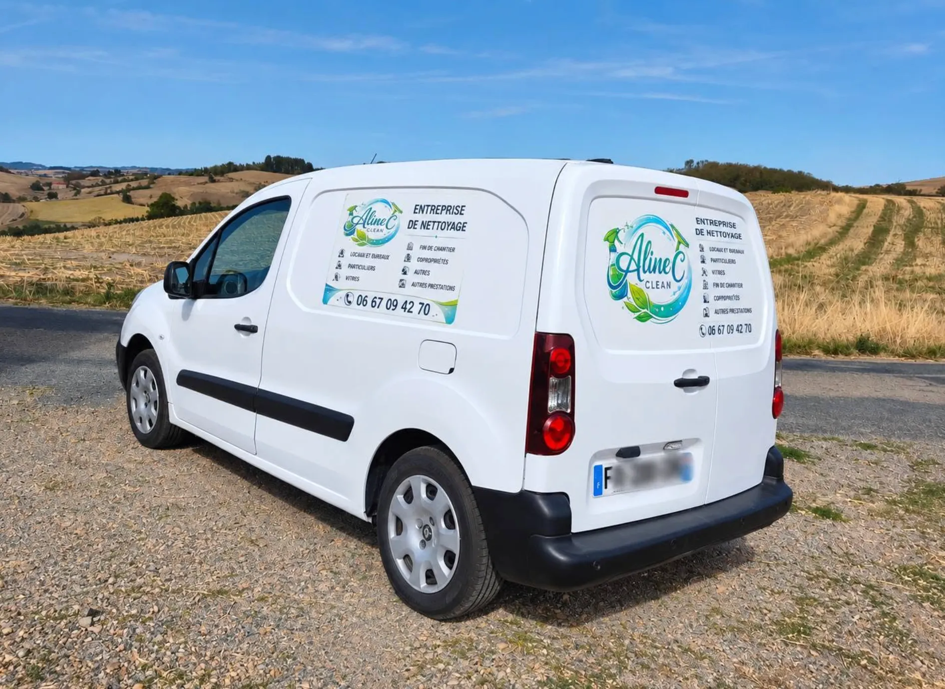 voiture-aline-c-clean Carte de la zone d'intervention d'Aline C Clean